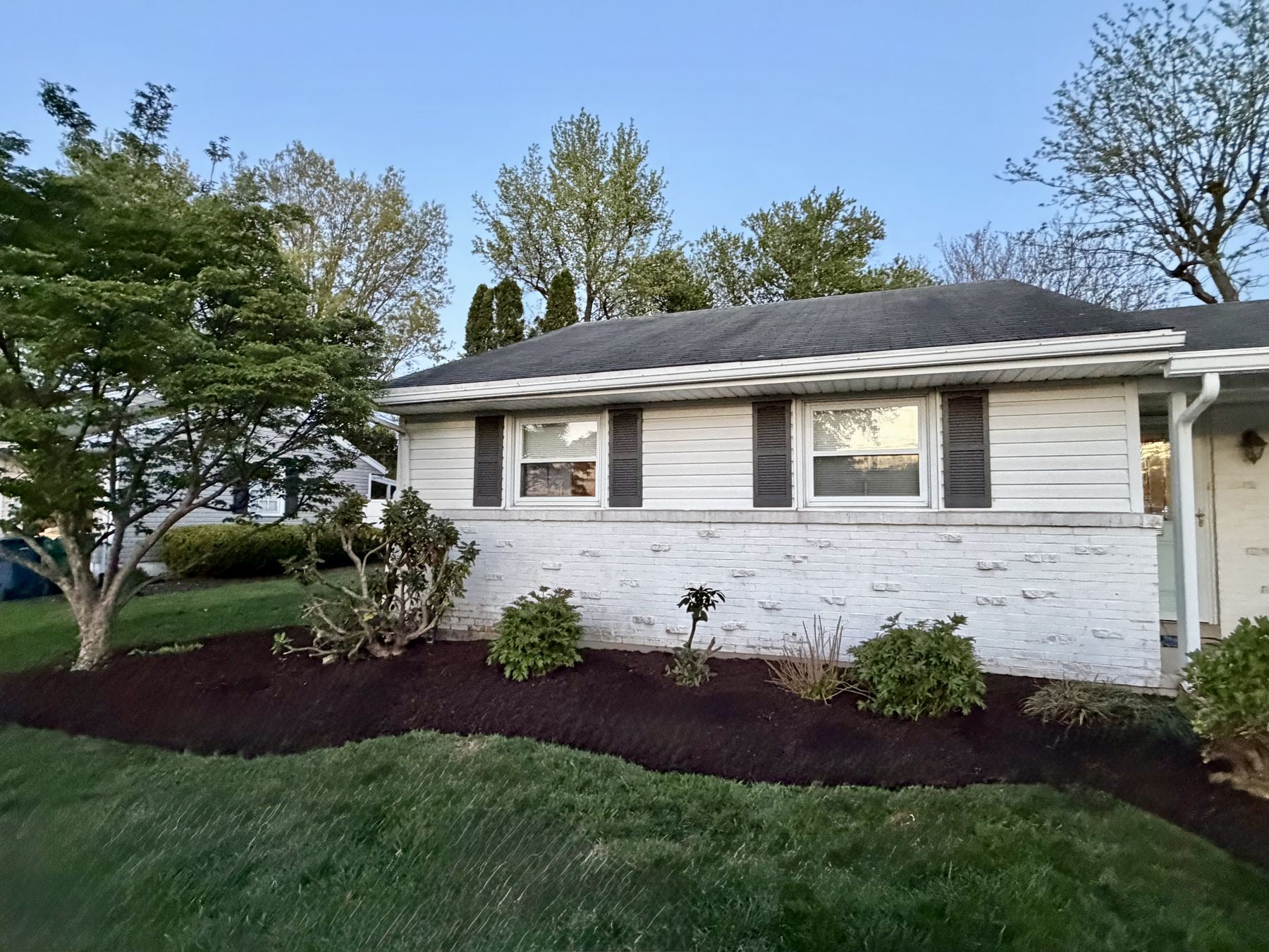 Residential landscaping project detail