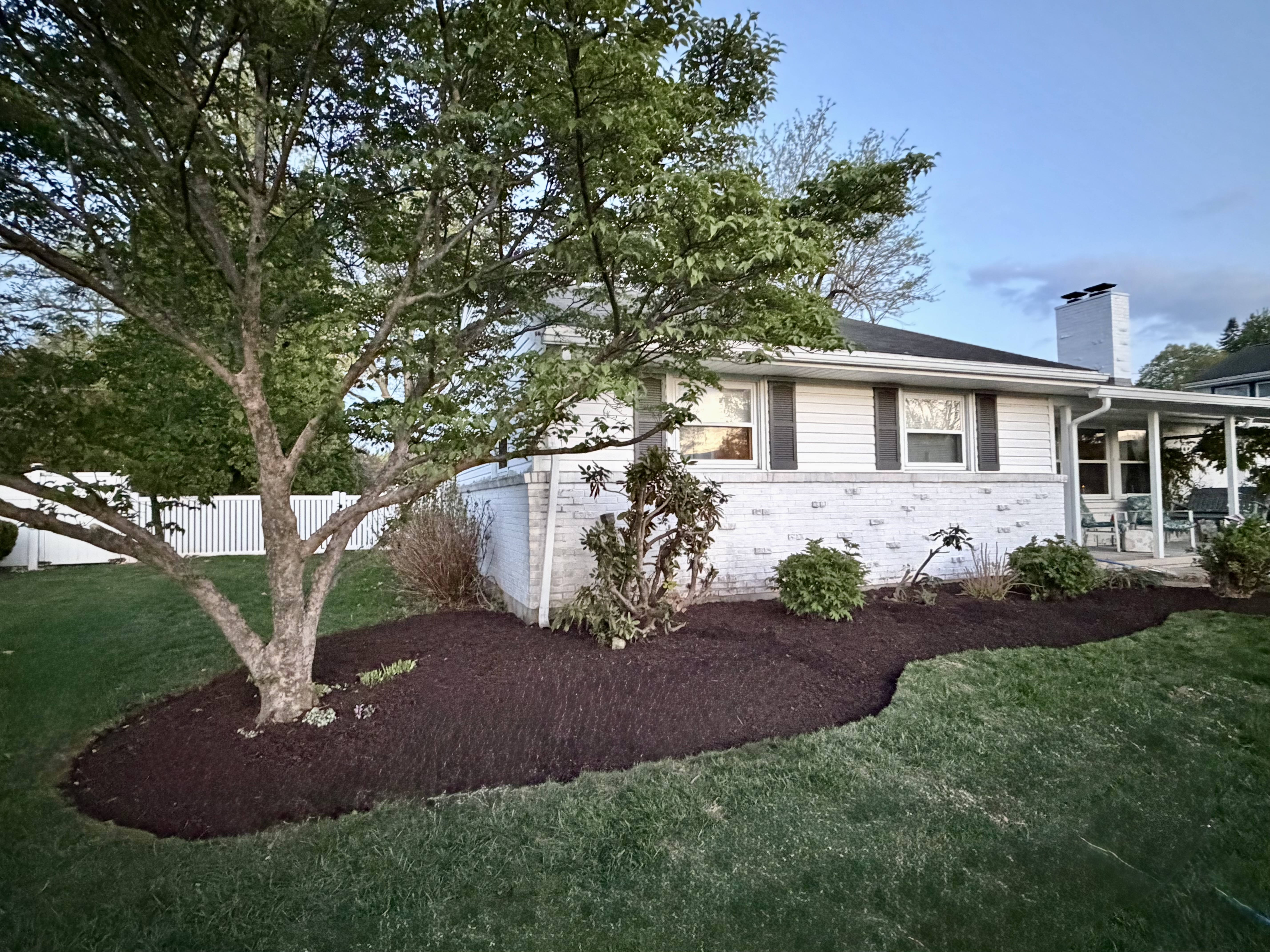 Custom garden and landscaping